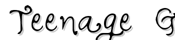 Teenage-Girl-1 font